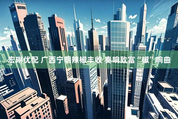 宏琳优配 广西宁明辣椒丰收 奏响致富“椒”响曲