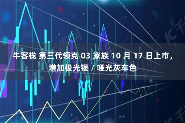 牛客栈 第三代领克 03 家族 10 月 17 日上市，增加极光银 / 哑光灰车色