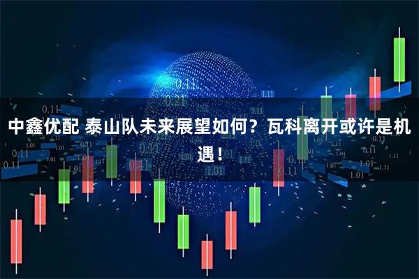 中鑫优配 泰山队未来展望如何？瓦科离开或许是机遇！