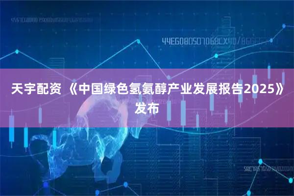 天宇配资 《中国绿色氢氨醇产业发展报告2025》发布